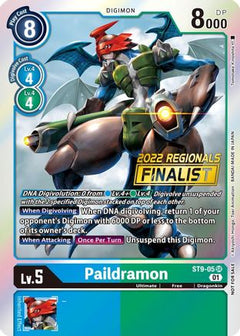 Paildramon (2022 Championship Offline Regional) [Online Finalist] (ST9-05) [Starter Deck 09: Ultimate Ancient Dragon] Foil - Deck Out Gaming