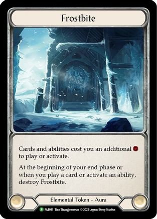 Frostbite - FAB081 (FAB081) [Flesh and Blood: Promo Cards] Cold Foil - Deck Out Gaming