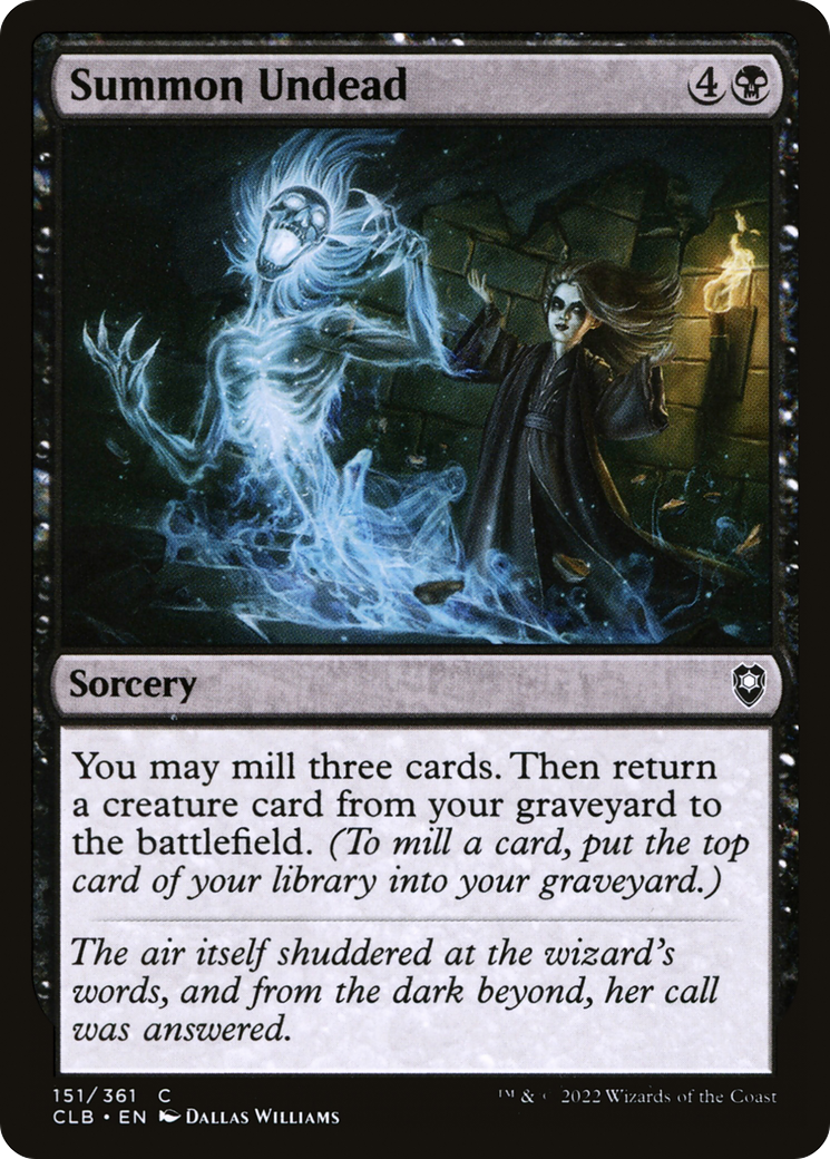 Summon Undead (151) [Commander Legends: Battle for Baldur's Gate] - Deck Out Gaming