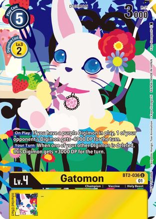 Gatomon - BT2-036 (Tamer's Card Set 2 Floral Fun) (BT2-036) [Release Special Booster] - Deck Out Gaming