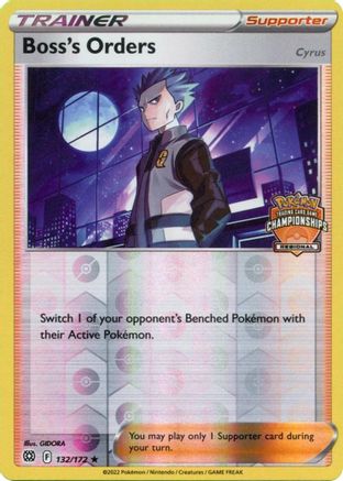 Boss's Orders - 132/172 (Regional Championships) (132) [League & Championship Cards] Reverse Holofoil - Deck Out Gaming
