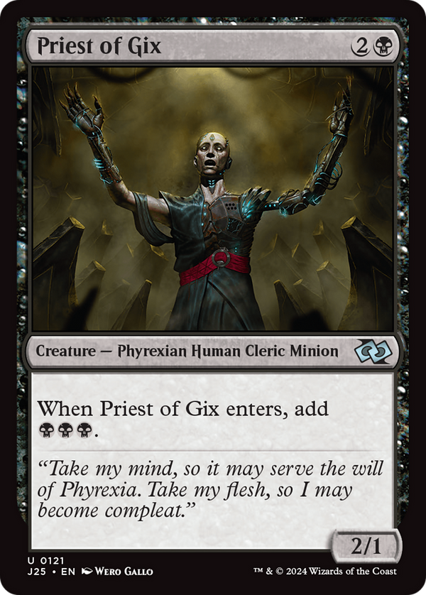 Priest of Gix (121) [Foundations Jumpstart] - Deck Out Gaming