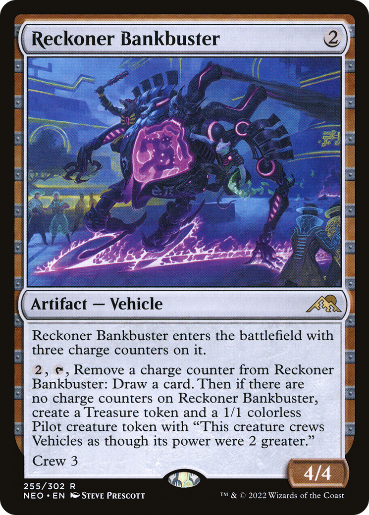 Reckoner Bankbuster (255) [Kamigawa: Neon Dynasty] - Deck Out Gaming
