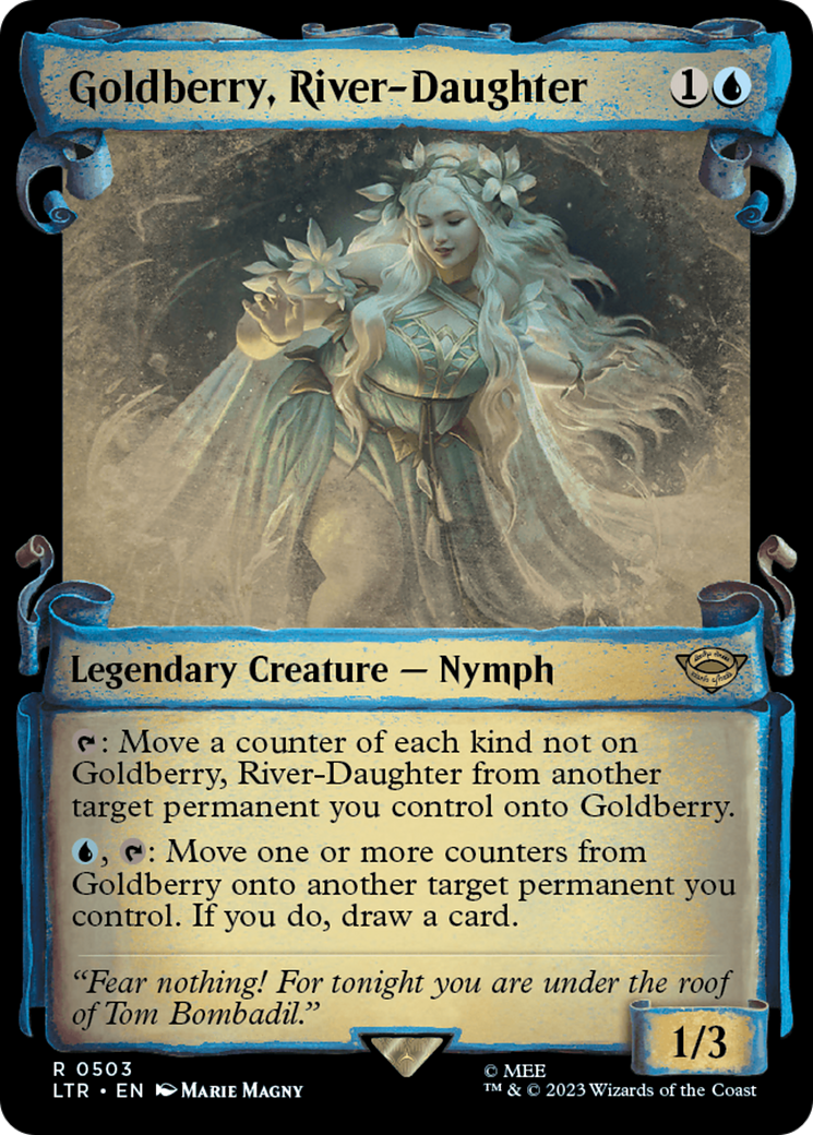 Goldberry, River-Daughter (Showcase Scrolls) (503) [The Lord of the Rings: Tales of Middle-earth] foil - Deck Out Gaming