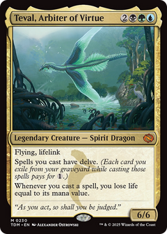 Teval, Arbiter of Virtue (230) [Tarkir: Dragonstorm] - Deck Out Gaming