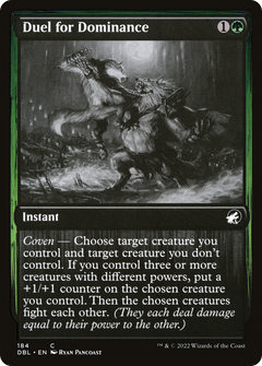 Duel for Dominance (184) [Innistrad: Double Feature] foil - Deck Out Gaming