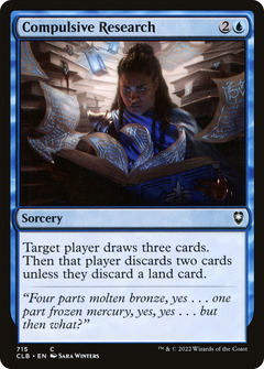 Compulsive Research (715) [Commander Legends: Battle for Baldur's Gate] - Deck Out Gaming