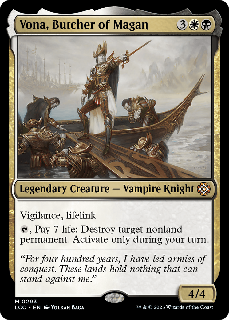 Vona, Butcher of Magan (293) [The Lost Caverns of Ixalan Commander] - Deck Out Gaming