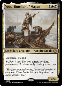 Vona, Butcher of Magan (293) [The Lost Caverns of Ixalan Commander] - Deck Out Gaming