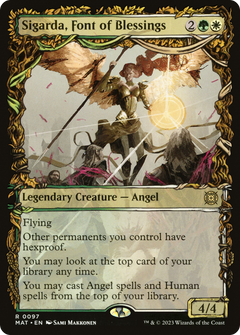 Sigarda, Font of Blessings (Showcase) (97) [March of the Machine: The Aftermath] - Deck Out Gaming