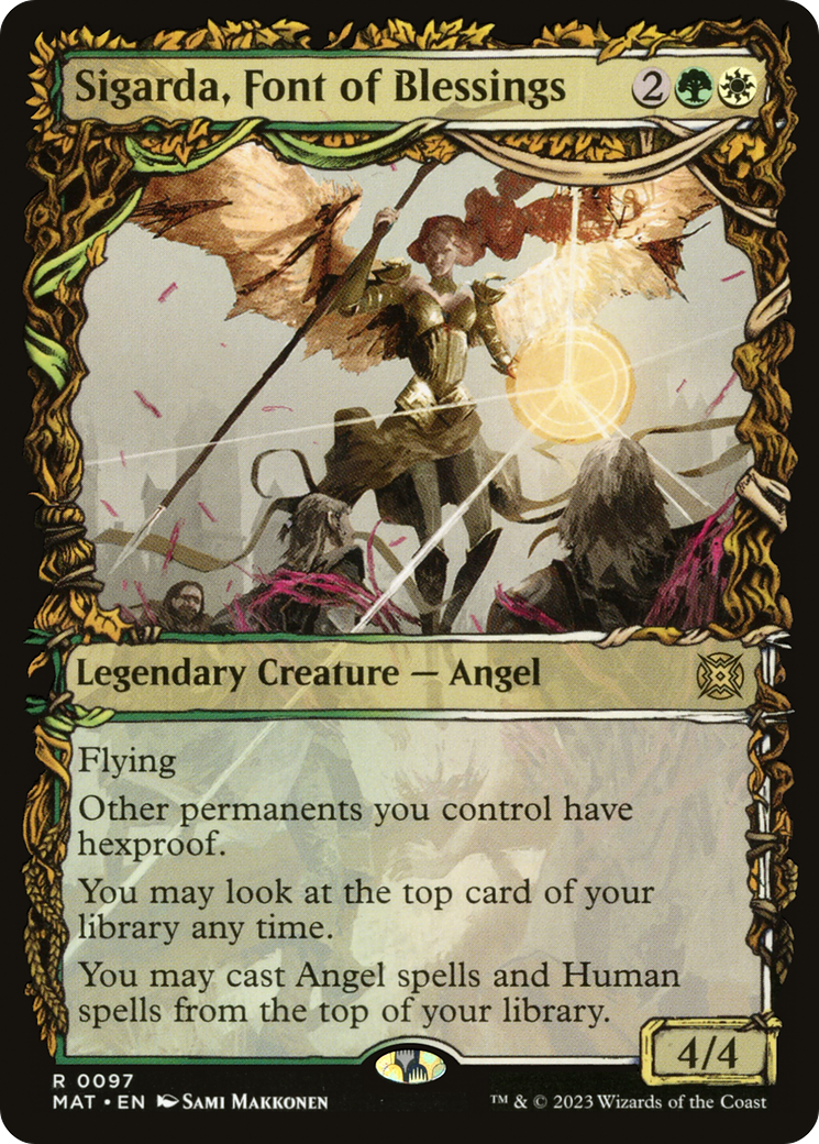 Sigarda, Font of Blessings (Showcase) (97) [March of the Machine: The Aftermath] - Deck Out Gaming