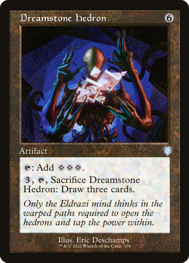 Dreamstone Hedron (Retro Frame) (139) [Commander: The Brothers' War] - Deck Out Gaming
