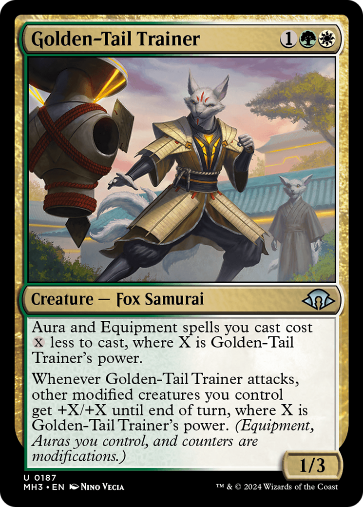 Golden-Tail Trainer (187) [Modern Horizons 3] - Deck Out Gaming