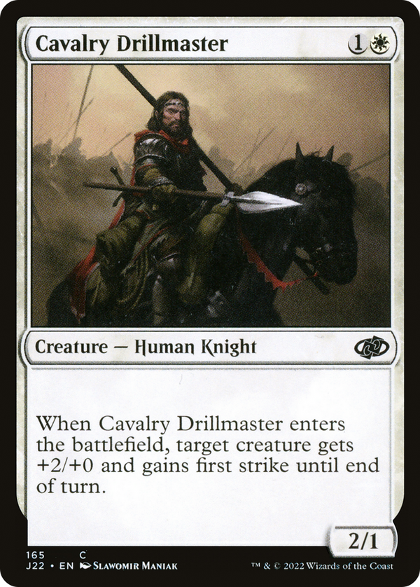 Cavalry Drillmaster (165) [Jumpstart 2022] - Deck Out Gaming