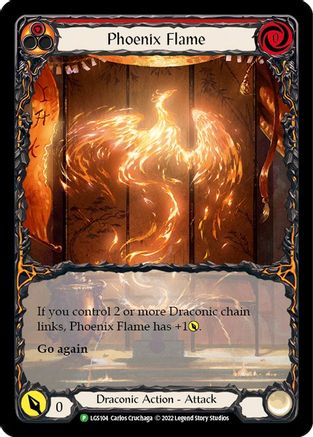 Phoenix Flame - LGS104 (LGS104) [Flesh and Blood: Promo Cards] Rainbow Foil - Deck Out Gaming