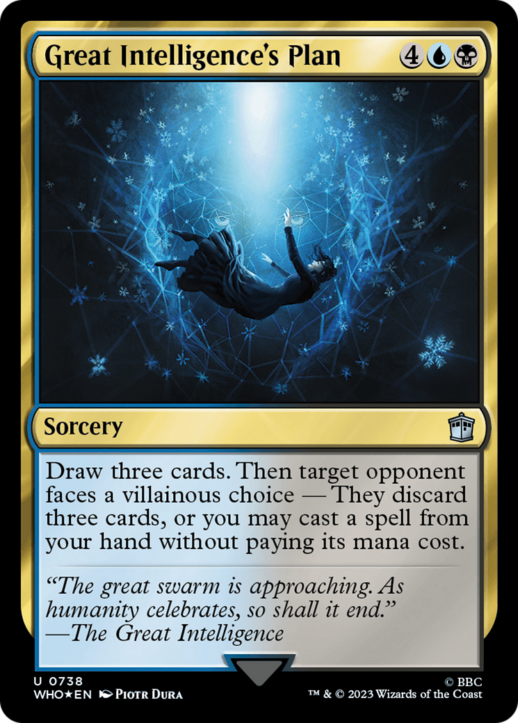 Great Intelligence's Plan (Surge Foil) (738) [Doctor Who] foil - Deck Out Gaming