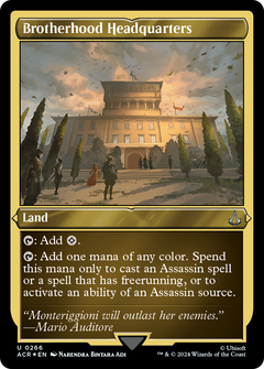 Brotherhood Headquarters (266) [Assassin's Creed] etched - Deck Out Gaming