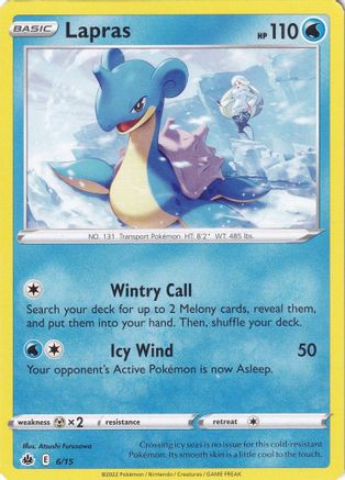 Lapras - 6/15 (6) [McDonald's Promos 2022] - Deck Out Gaming