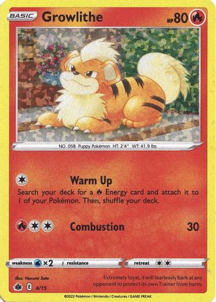 Growlithe - 4/15 (4) [McDonald's Promos 2022] Holofoil - Deck Out Gaming