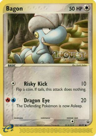 Bagon - 50/97 (InQuest Gamer) (50) [Nintendo Promos] - Deck Out Gaming