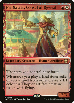 Pia Nalaar, Consul of Revival (Showcase) (92) [March of the Machine: The Aftermath] foil - Deck Out Gaming