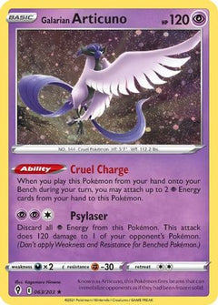 Galarian Articuno - 063/203 (Cosmos Holo) (63) [Miscellaneous Cards & Products] Holofoil - Deck Out Gaming
