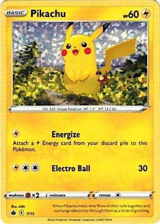 Pikachu - 7/15 (7) [McDonald's Promos 2022] Holofoil - Deck Out Gaming