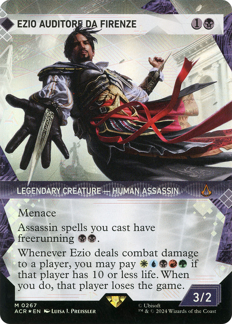 Ezio Auditore da Firenze (Showcase) (Textured Foil) (267) [Assassin's Creed] foil - Deck Out Gaming