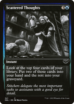 Scattered Thoughts (341) [Innistrad: Double Feature] foil - Deck Out Gaming