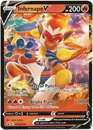 Infernape V - SWSH252 (SWSH252) [SWSH: Sword & Shield Promo Cards] Holofoil - Deck Out Gaming