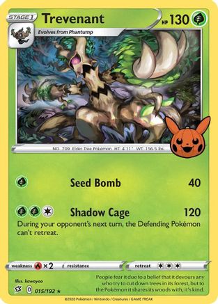 Trevenant (15) [Trick or Trade BOOster Bundle] Holofoil - Deck Out Gaming