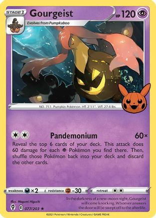 Gourgeist (77) [Trick or Trade BOOster Bundle] Holofoil - Deck Out Gaming