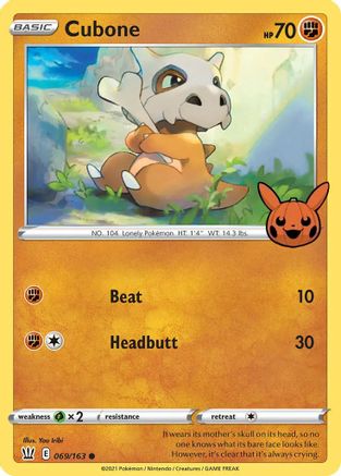 Cubone (69) [Trick or Trade BOOster Bundle] - Deck Out Gaming