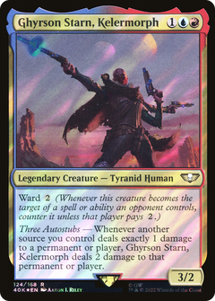 Ghyrson Starn, Kelermorph (Surge Foil) (124) [Warhammer 40,000 Commander] foil - Deck Out Gaming
