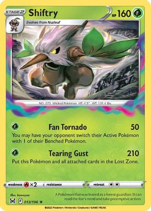 Shiftry (13) [SWSH11: Lost Origin] Holofoil - Deck Out Gaming