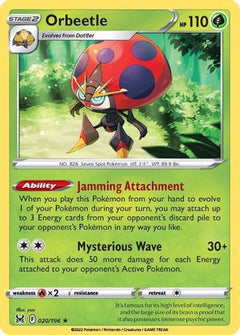 Orbeetle (20) [SWSH11: Lost Origin] Holofoil - Deck Out Gaming