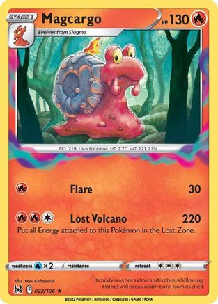 Magcargo (22) [SWSH11: Lost Origin] Reverse Holofoil - Deck Out Gaming