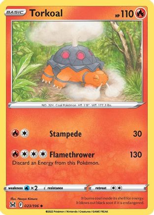 Torkoal (23) [SWSH11: Lost Origin] Reverse Holofoil - Deck Out Gaming