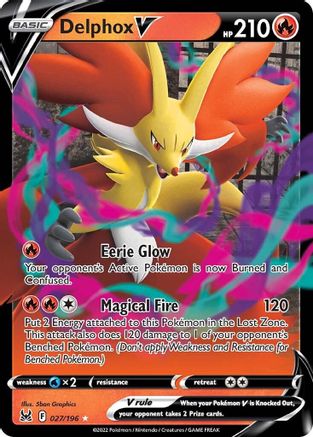 Delphox V (27) [SWSH11: Lost Origin] Holofoil - Deck Out Gaming