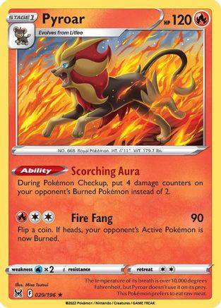 Pyroar (29) [SWSH11: Lost Origin] Holofoil - Deck Out Gaming