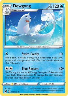 Dewgong (34) [SWSH11: Lost Origin] - Deck Out Gaming