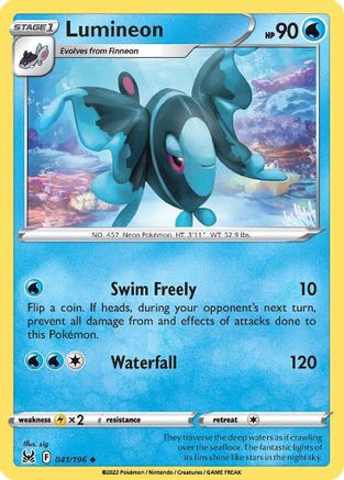 Lumineon (41) [SWSH11: Lost Origin] Reverse Holofoil - Deck Out Gaming