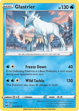 Glastrier (51) [SWSH11: Lost Origin] Holofoil - Deck Out Gaming