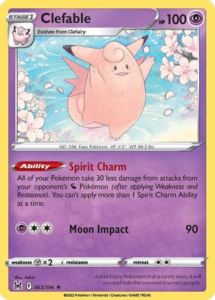 Clefable (63) [SWSH11: Lost Origin] - Deck Out Gaming
