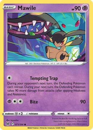 Mawile (71) [SWSH11: Lost Origin] Reverse Holofoil - Deck Out Gaming