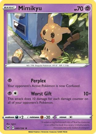 Mimikyu (80) [SWSH11: Lost Origin] - Deck Out Gaming