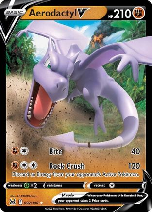 Aerodactyl V (92) [SWSH11: Lost Origin] Holofoil - Deck Out Gaming