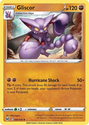 Gliscor (96) [SWSH11: Lost Origin] - Deck Out Gaming