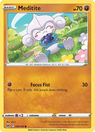 Meditite (99) [SWSH11: Lost Origin] Reverse Holofoil - Deck Out Gaming