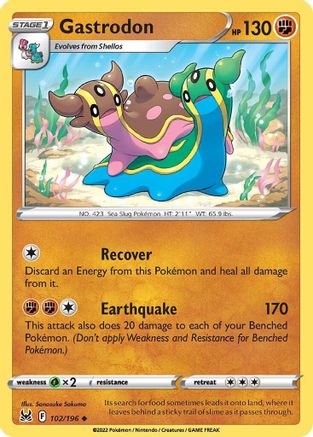 Gastrodon (102) [SWSH11: Lost Origin] - Deck Out Gaming